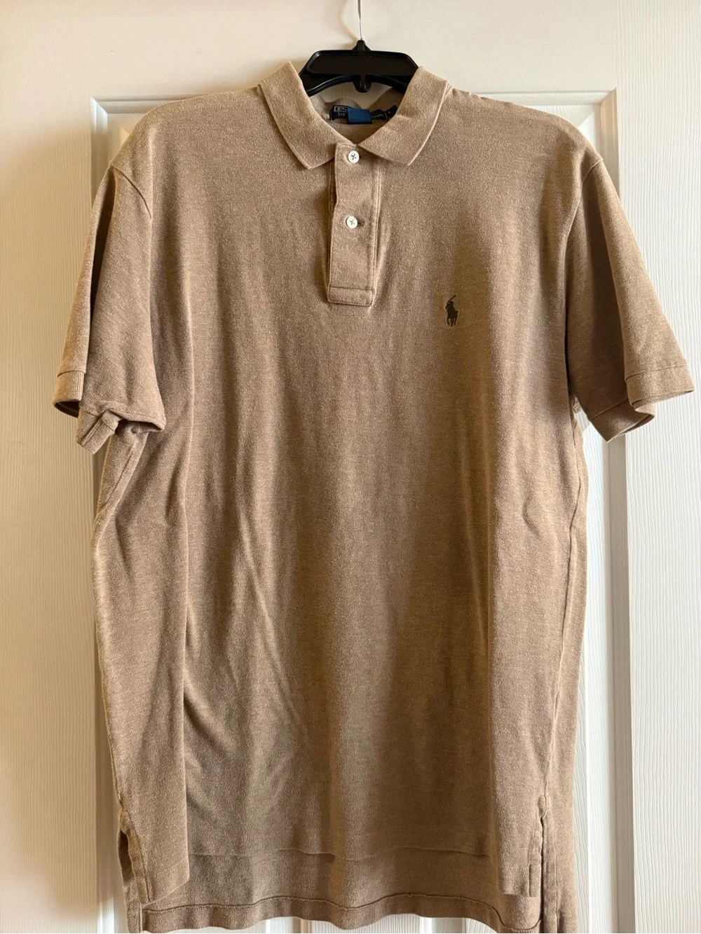 Polo by Ralph Lauren Men's Polo in Taupe Brown